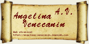 Angelina Venečanin vizit kartica